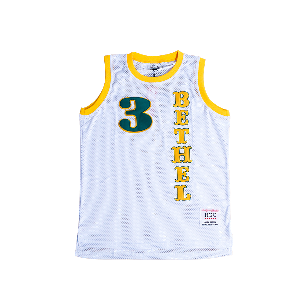 ALLEN IVERSON HIGH SCHOOL BASKETBALL JERSEY (WHITE)