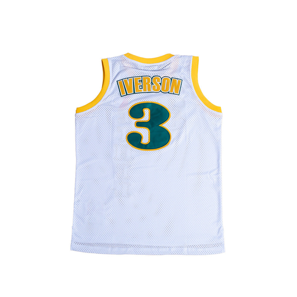 ALLEN IVERSON HIGH SCHOOL BASKETBALL JERSEY (WHITE)