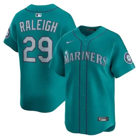 Men's #29 Cal Raleigh Seattle Mariners Baseball Jersey