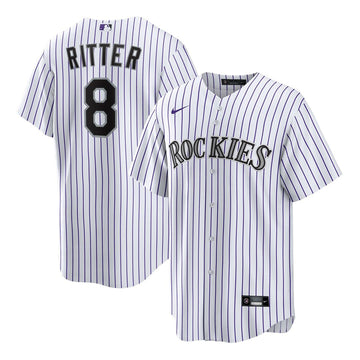Ryan Ritter Colorado Rockies Nike Home Replica Jersey - White