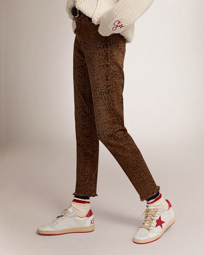 Men's White Nappa Leather Sneaker with Star and Heel Tab