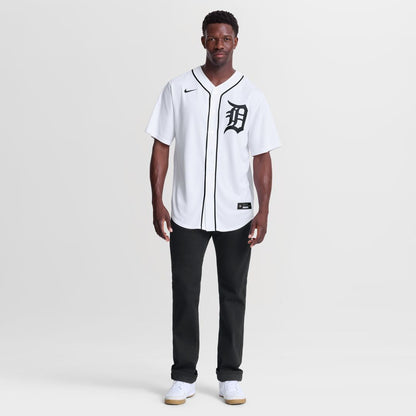 Javier Báez Detroit Tigers Nike Home Replica Jersey - White