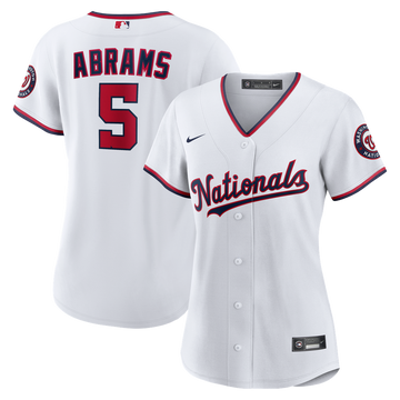 CJ Abrams Washington Nationals Nike Women's Home Replica Player Jersey - White