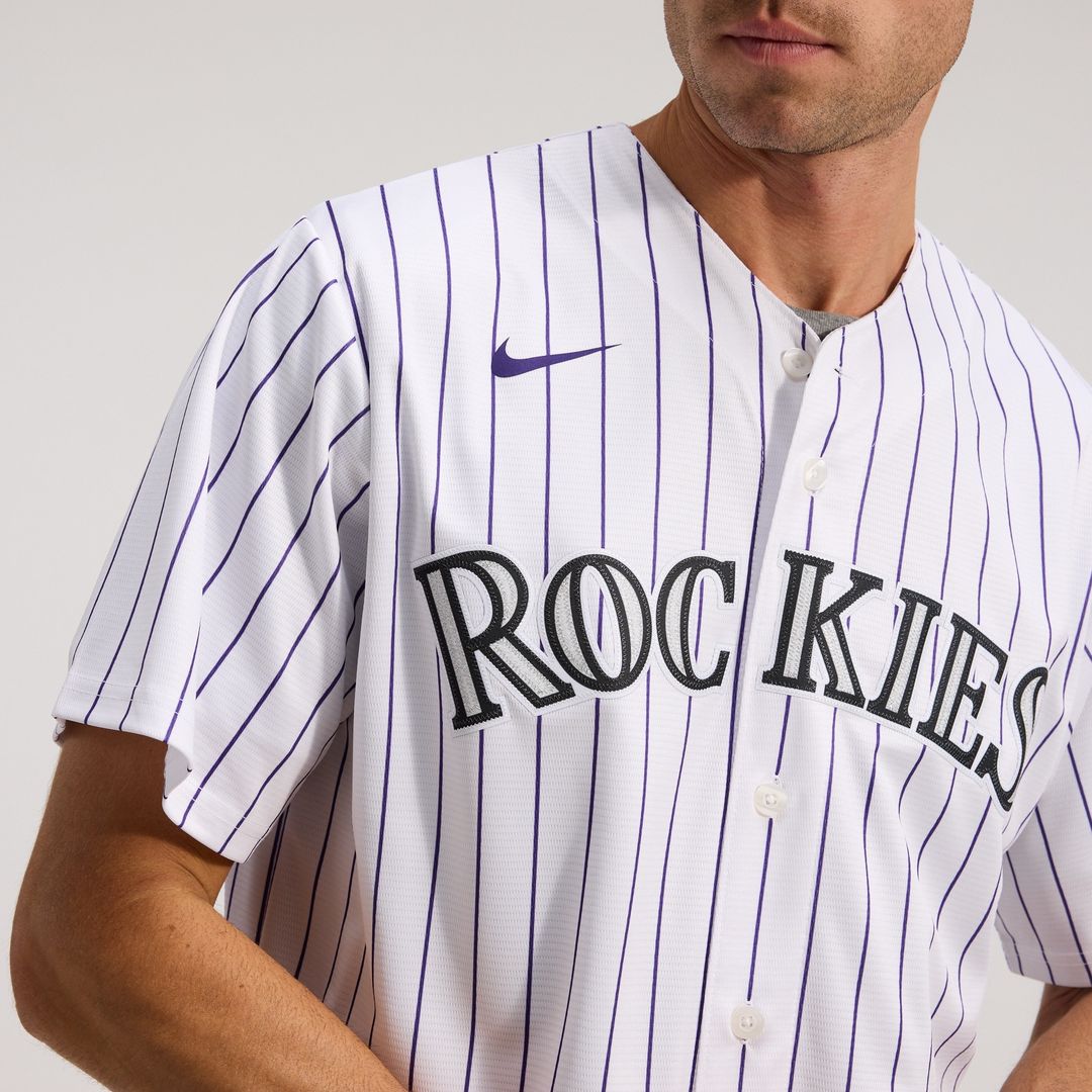 Colorado Rockies Nike Home Replica Team Jersey - White