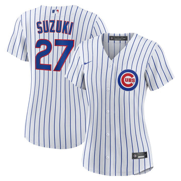 Seiya Suzuki Chicago Cubs Nike Women's Home Replica Jersey - White