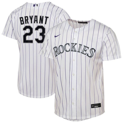 Kris Bryant Colorado Rockies Nike Youth Home Replica Player Jersey - White