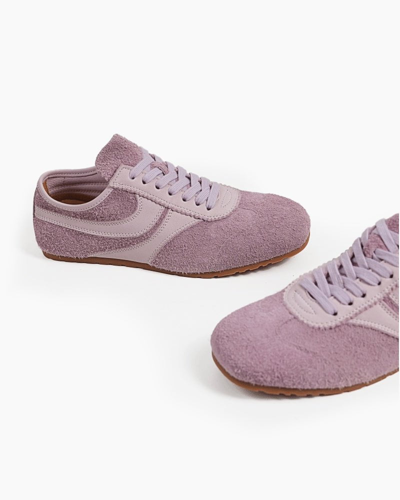 Color Pop Retro Suede Nappa Leather Sneakers