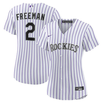 Tyler Freeman Colorado Rockies Nike Women's Home Replica Jersey - White