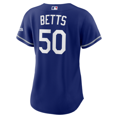 Mookie Betts Los Angeles Dodgers Nike Women's Alternate Stadium Jersey - Royal
