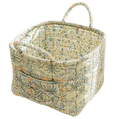 Boho Floral Laundry Basket