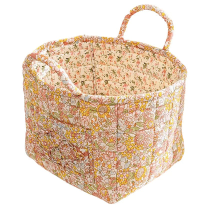 Boho Floral Laundry Basket
