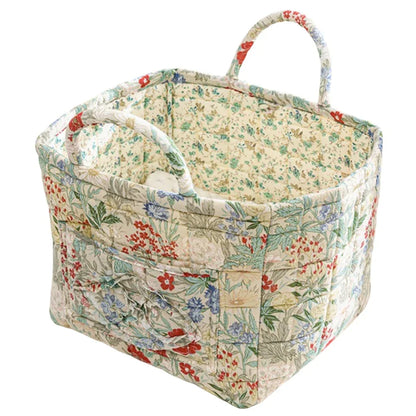 Boho Floral Laundry Basket