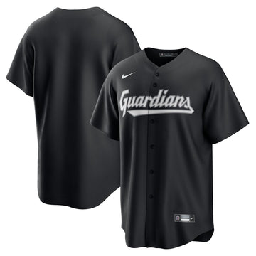 Cleveland Guardians Nike Replica Jersey - Black