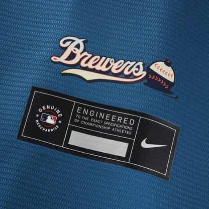 Milwaukee Brewers Nike 2026 City Connect Stadium Jersey - Mineral Blue