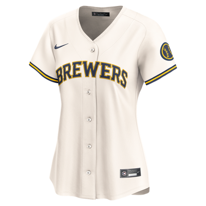 Milwaukee Brewers Nike Women's Home Limited Jersey - Cream