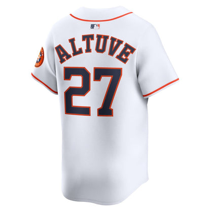 Jose Altuve Houston Astros Nike Home Limited Player Jersey - White