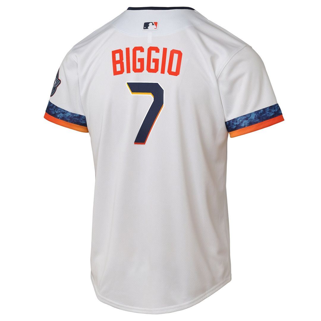 Craig Biggio Houston Astros Nike Youth 2025 City Connect Limited Player Jersey - White