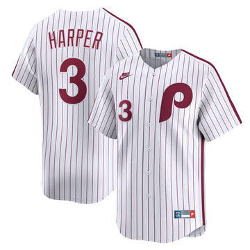 Bryce Harper Philadelphia Phillies Nike  Cooperstown Collection Limited Jersey - White