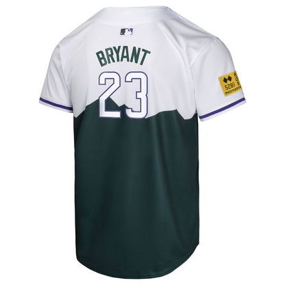 Kris Bryant Colorado Rockies Nike Youth City Connect Limited Player Jersey - Green