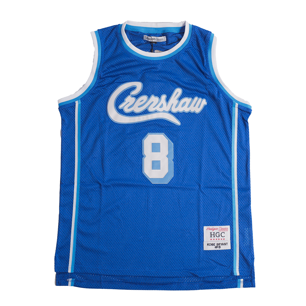 BLUE MAMBA CRENSHAW BASKETBALL JERSEY BLUE
