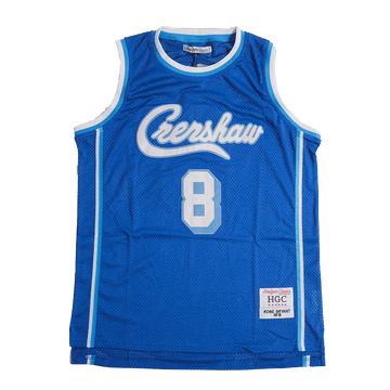BLUE MAMBA CRENSHAW BASKETBALL JERSEY BLUE