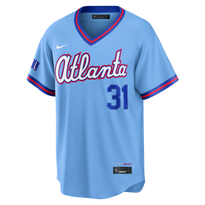Greg Maddux Atlanta Braves Nike 2026 City Connect Stadium Jersey - Powder Blue