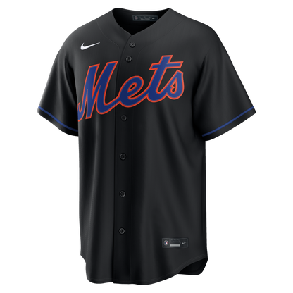 Francisco Lindor New York Mets Nike Alternate Replica Jersey - Black