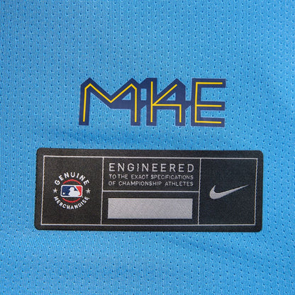 Milwaukee Brewers Nike City Connect Limited Jersey - Light Blue