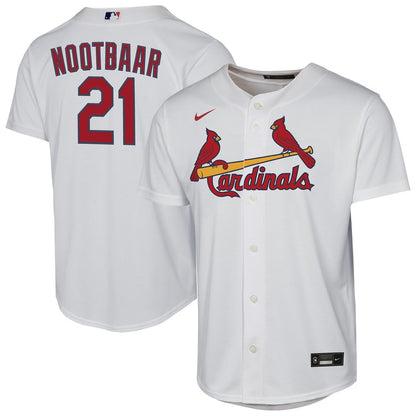 Lars Nootbaar St. Louis Cardinals Nike Youth Home Replica Player Jersey - White