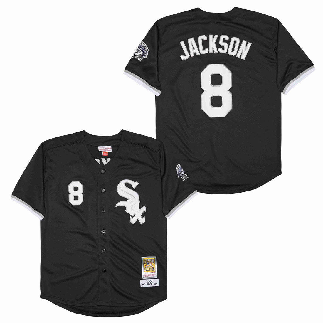 Mens #8 Bo Jackson Chicago White Sox Baseball Jersey