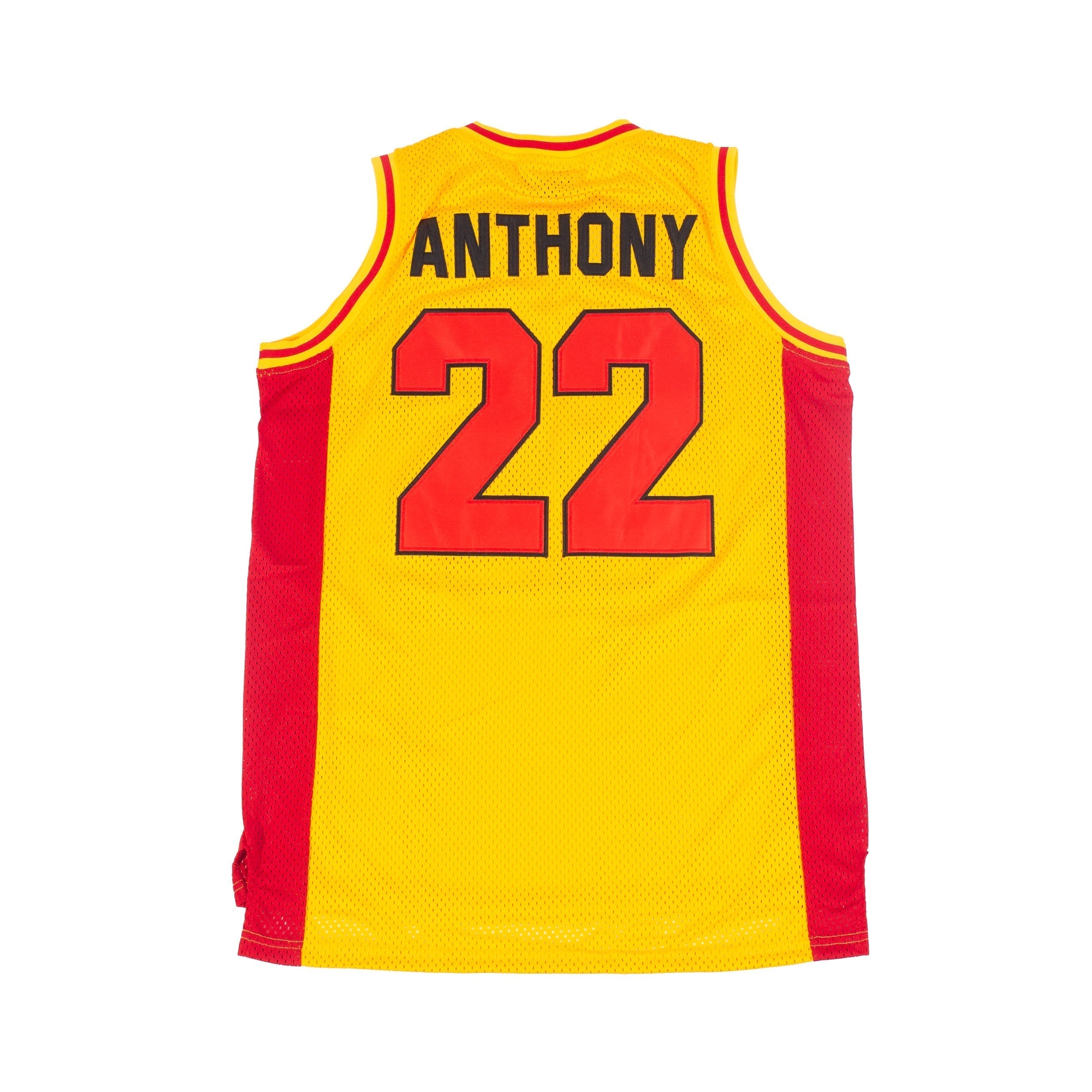 Carmelo Anthony High School Basketball Jersey (YELLOW/RED)