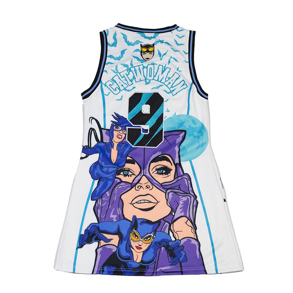 CATWOMAN 9 LIVES JERSEY DRESS BLACK