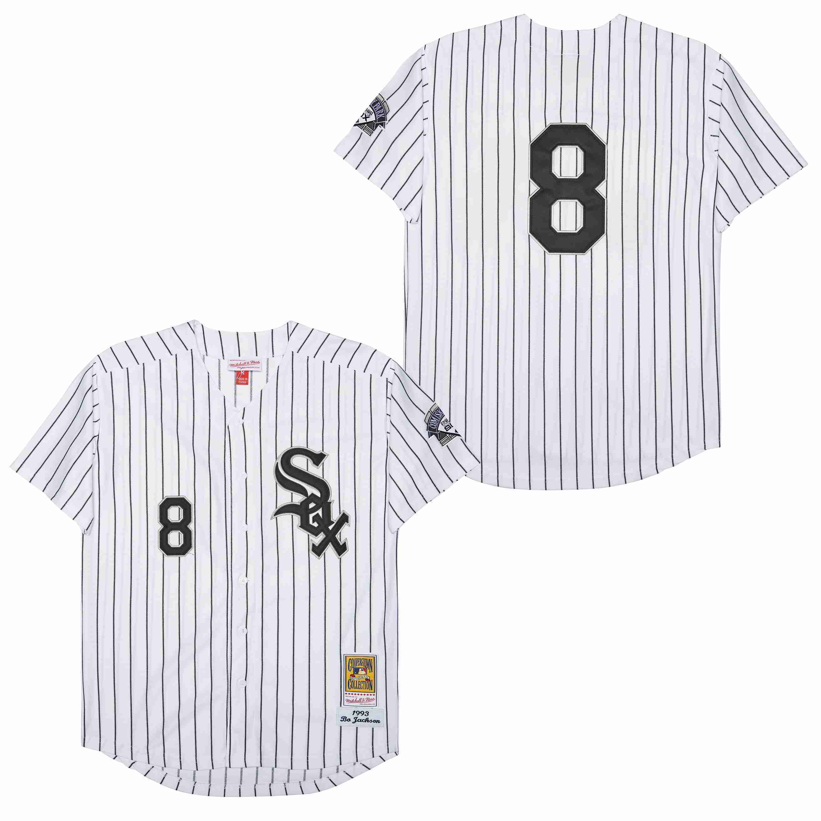 Mens #8 Bo Jackson Chicago White Sox Baseball Jersey