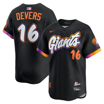 Rafael Devers San Francisco Giants Nike 2025 City Connect Limited Player Jersey - Black