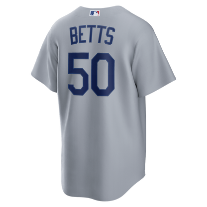 Mookie Betts Los Angeles Dodgers Nike Road Replica Jersey - Gray