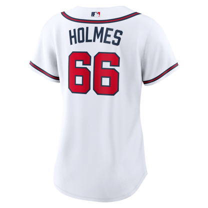 Grant Holmes Atlanta Braves Nike Women's Home Replica Jersey - White