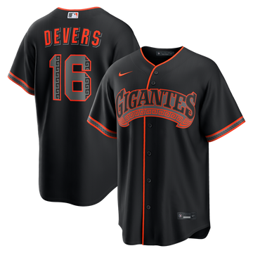 Rafael Devers San Francisco Giants Nike Alternate Replica Jersey - Black