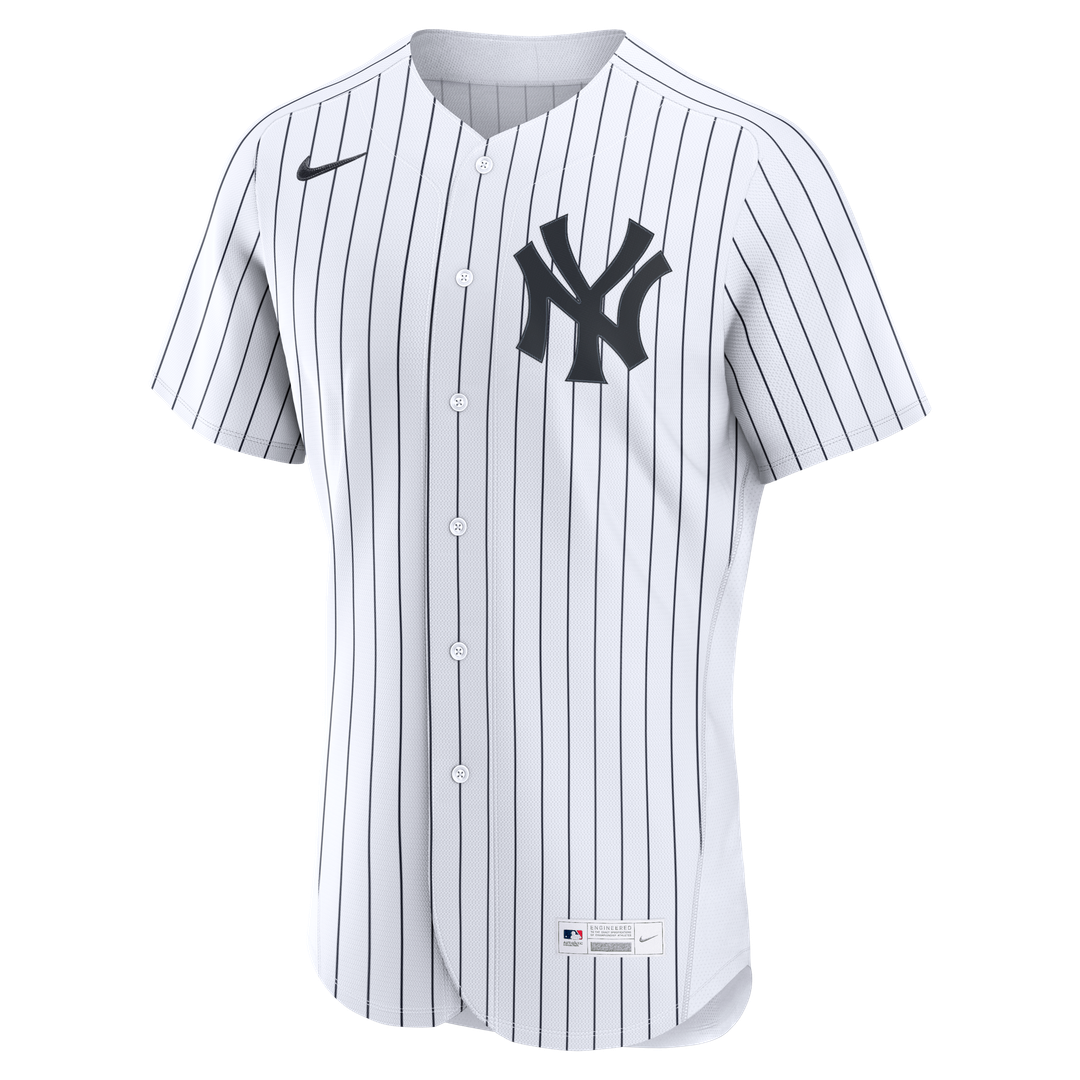 New York Yankees Nike Home Authentic Custom Jersey - White