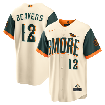 Dylan Beavers Baltimore Orioles Nike 2026 City Connect Stadium Jersey - Cream