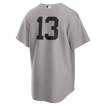 Jazz Chisholm Jr. New York Yankees Nike Road Replica Jersey - Gray