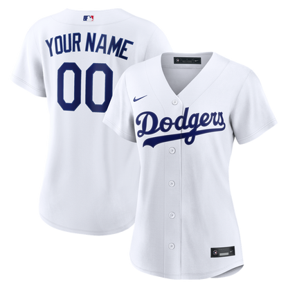 Los Angeles Dodgers Nike Women's Home Replica Custom Jersey - White