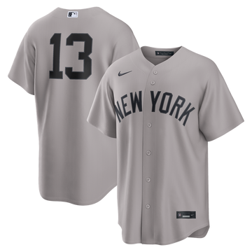 Jazz Chisholm Jr. New York Yankees Nike Road Replica Jersey - Gray