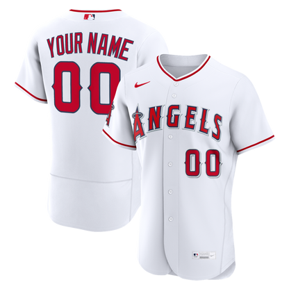 Los Angeles Angels Nike Home Authentic Custom Jersey - White