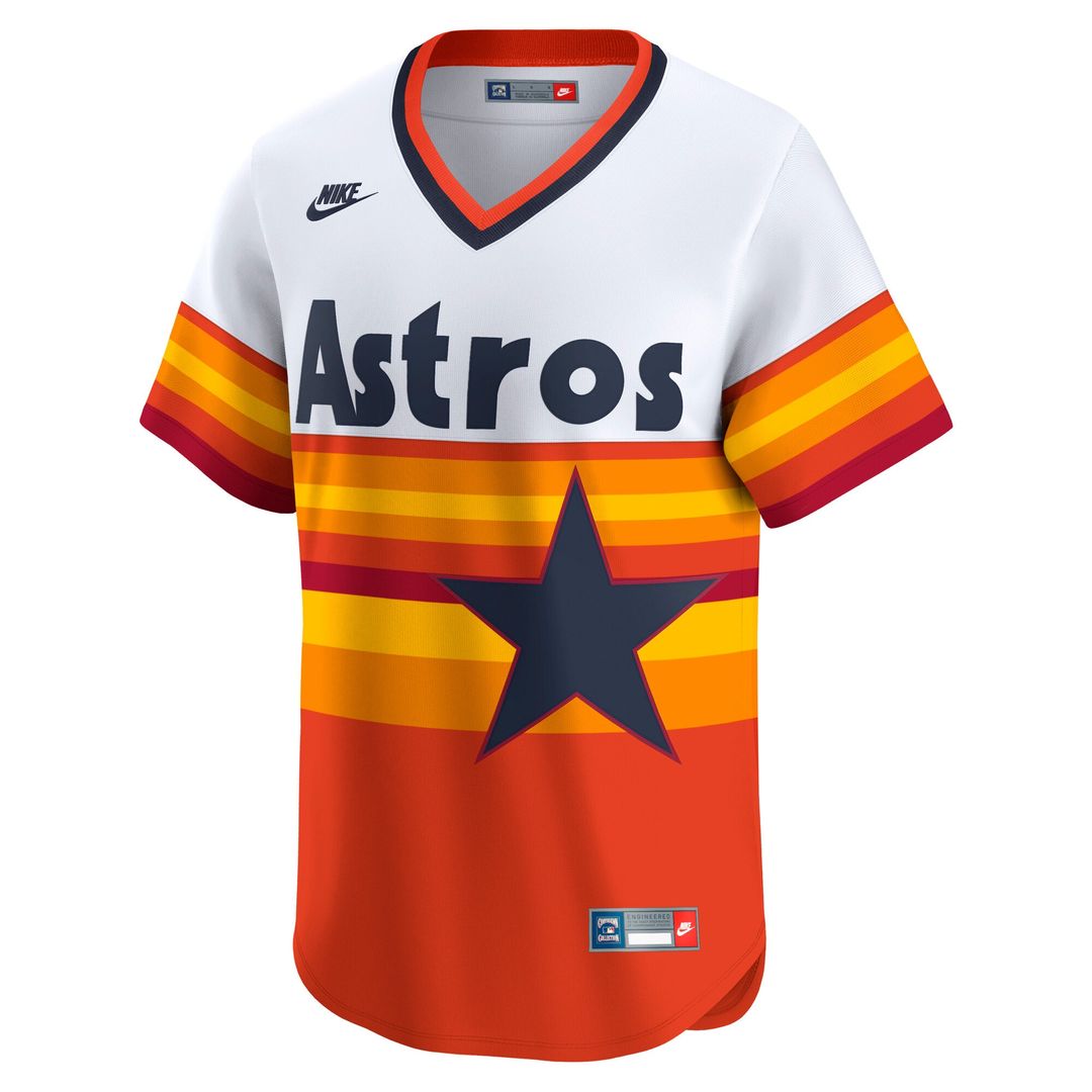 Houston Astros Nike Cooperstown Collection Limited Jersey - White