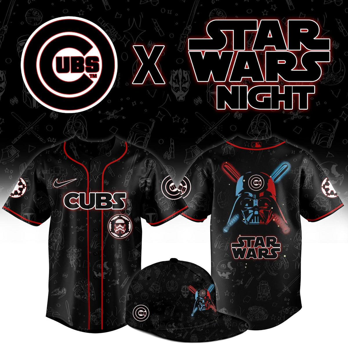 Chicago Cubs Star Wars Night Jersey