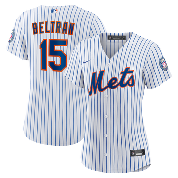 Carlos Beltran New York Mets Nike Women's 2026 Baseball Hall of Fame Retired Player Replica Jersey - White