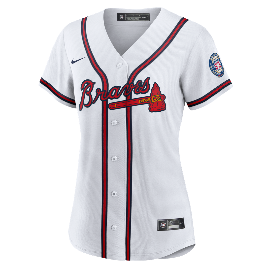 Andruw Jones Atlanta Braves Nike Women's 2026 Baseball Hall of Fame Retired Player Replica Jersey - White