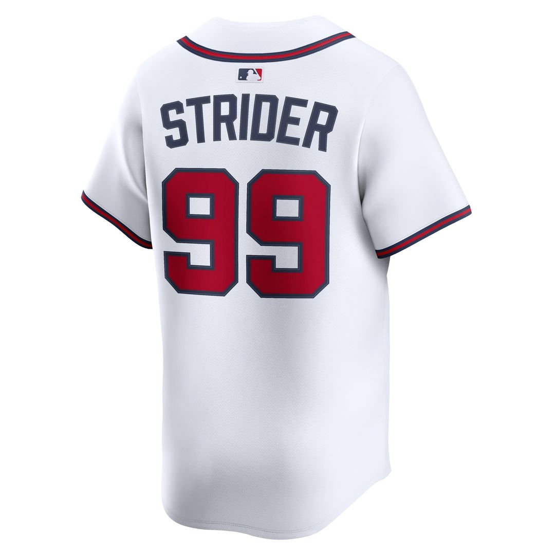 Spencer Strider Atlanta Braves Nike Home Limited Player Jersey - White