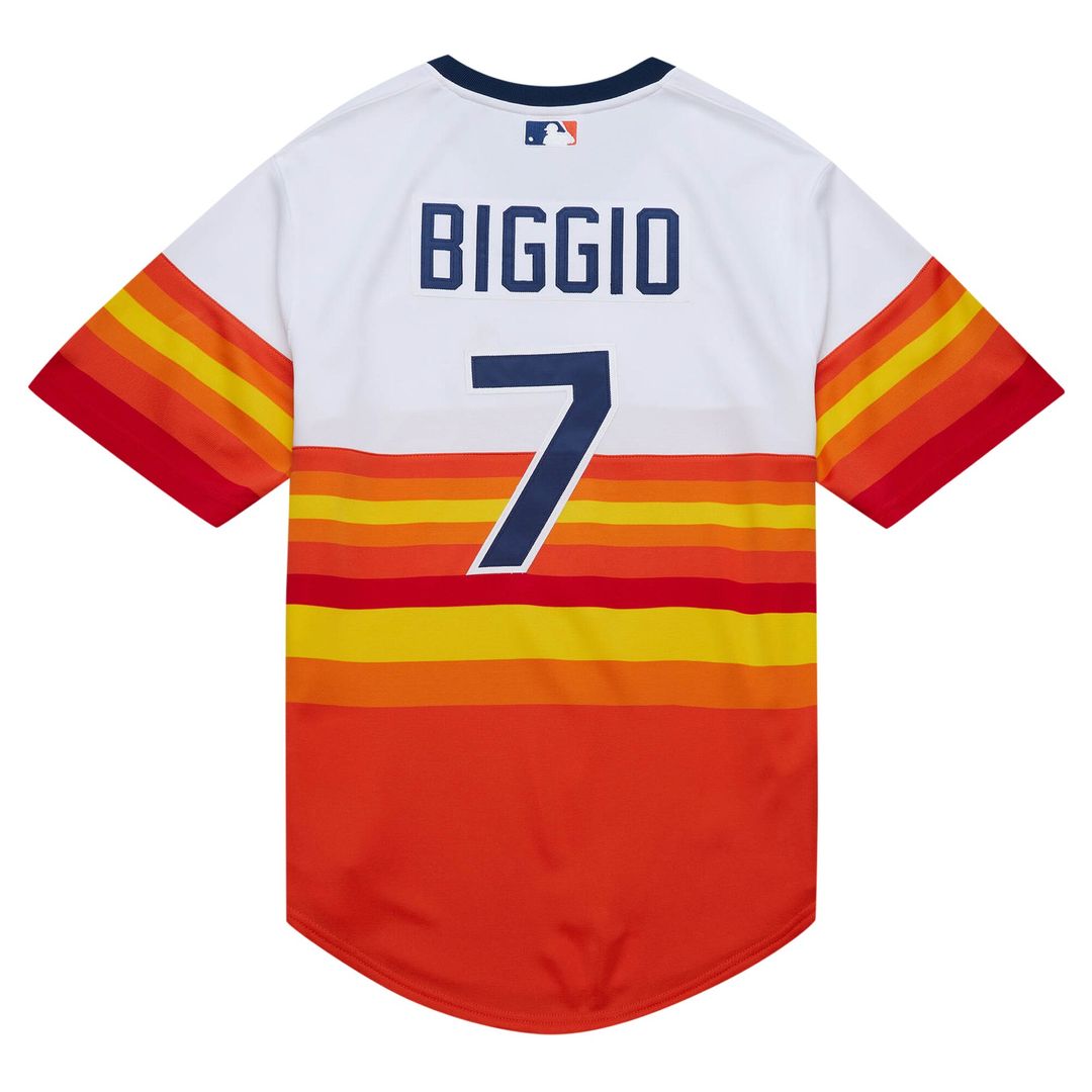Craig Biggio Houston Astros Mitchell & Ness 2004 Cooperstown Collection Authentic Throwback Jersey - White
