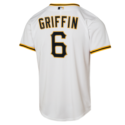 Konnor Griffin Pittsburgh Pirates Nike Youth Home Replica Jersey - White